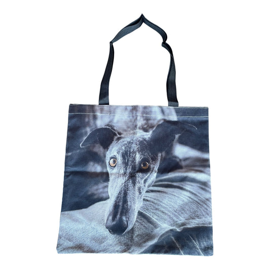 Black Greyhound Tote Bag