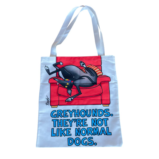 Roaching Greyhound Tote Bag