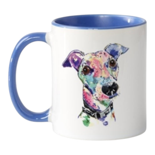 Painted Greyhound Mug