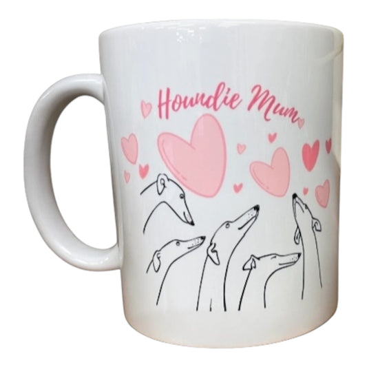 Houndie Mum Love Hearts Mug