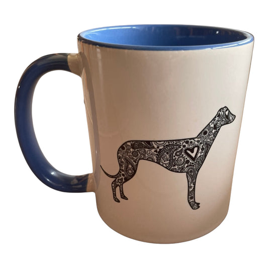 Pattern Greyhound Mug