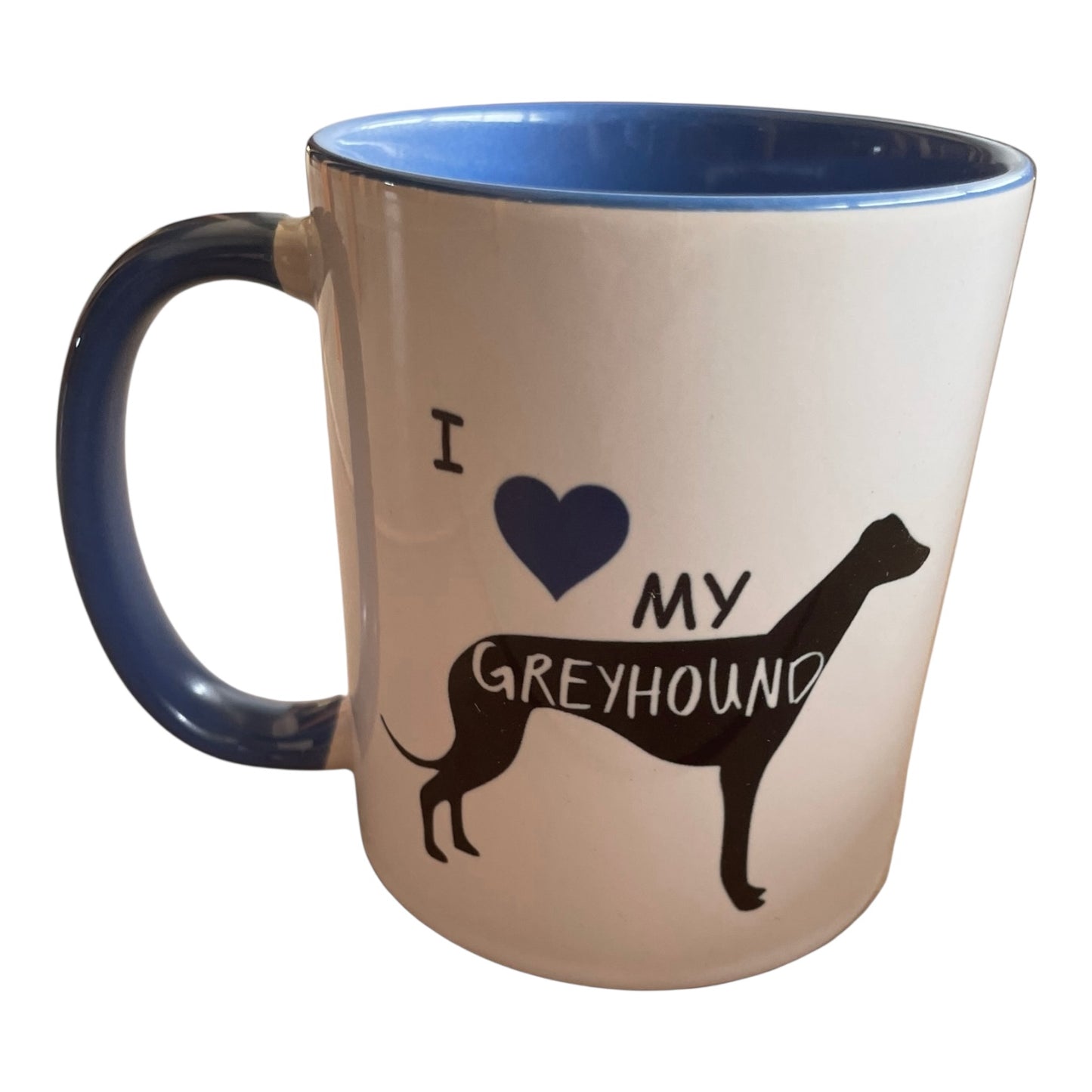 I Love My Greyhound Mug