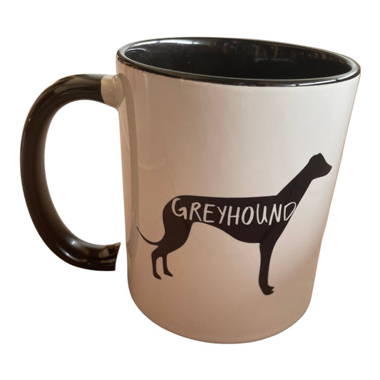 Black Greyhound Mug