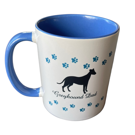 Greyhound Dad Paws Mug