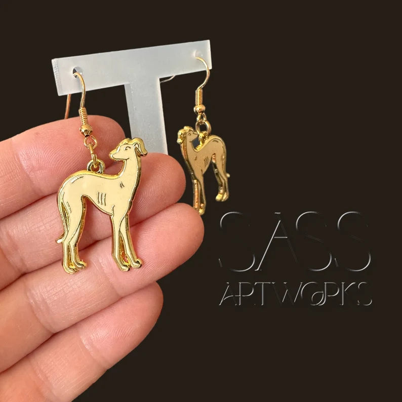 Rita Houndworth Enamel Earrings