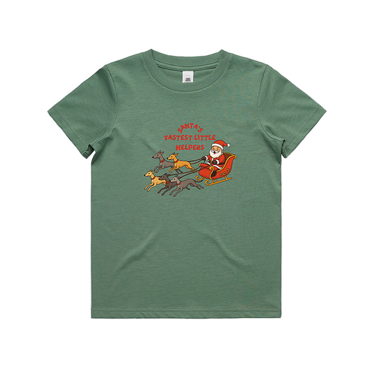 AS Colour Staple Kids T-Shirt Santa's Fastest Little Helpers