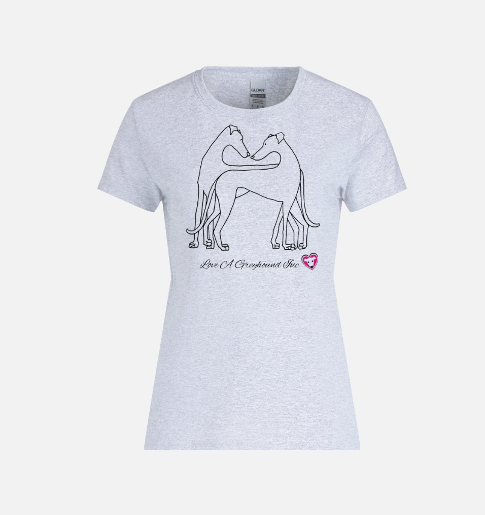 Greyhound Love Ladies T-Shirt
