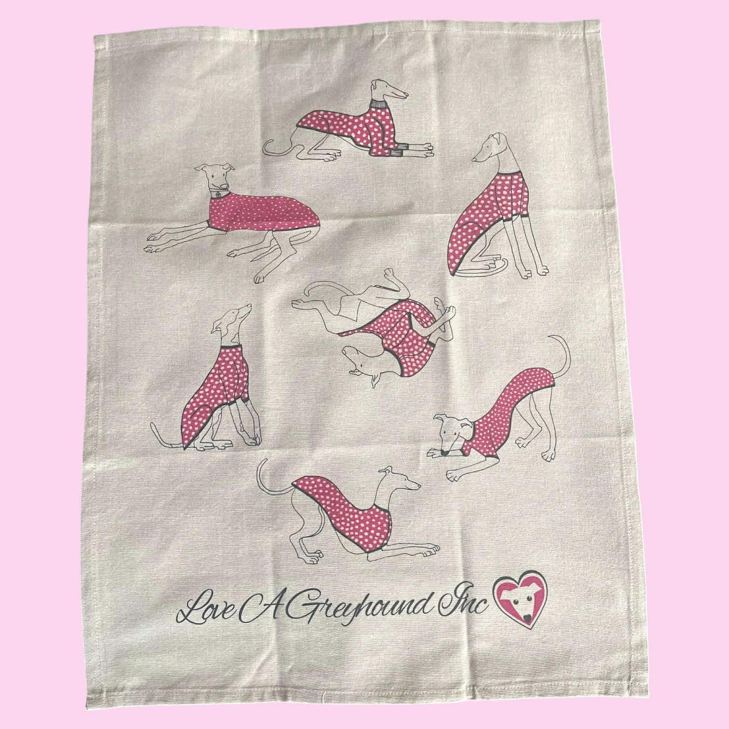 Tea Towel Hand Drawn