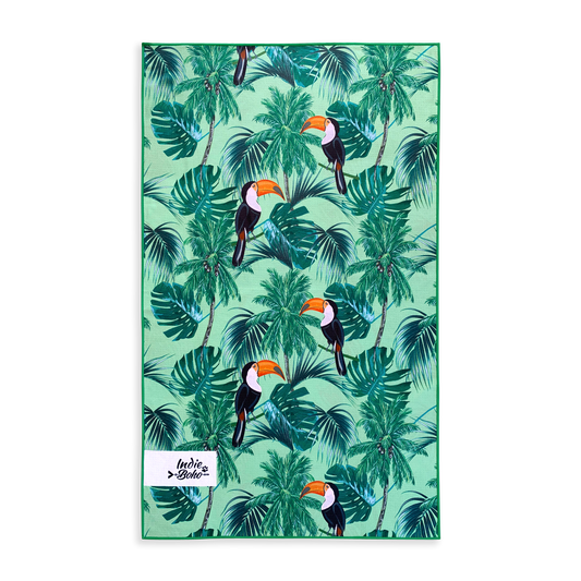 Tropical Toucan Pet Travel Towel