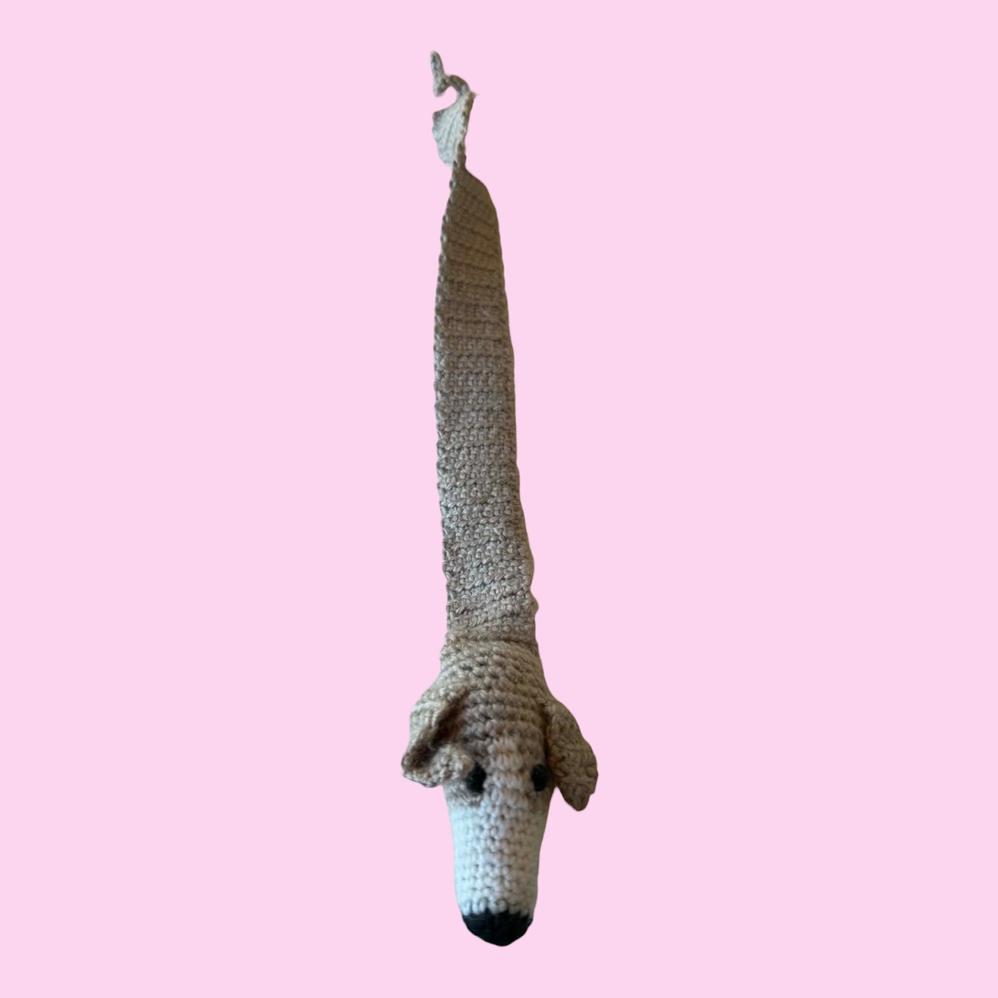 Greyhound Crochet Bookmark
