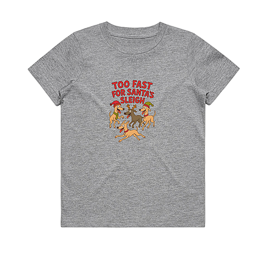 Babies Tee Too Fast For Santa's Sleigh