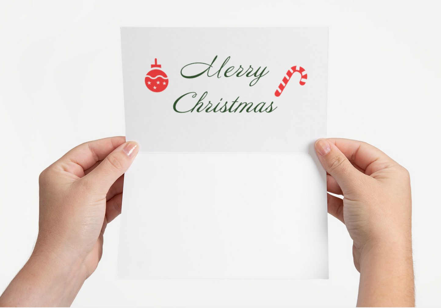 Greyhound Candy Cane Lane Christmas Card
