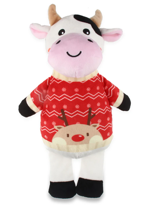 Kazoo Kris Kringle Cow Toy