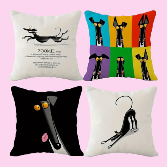Greyhound Cushion Cover Set