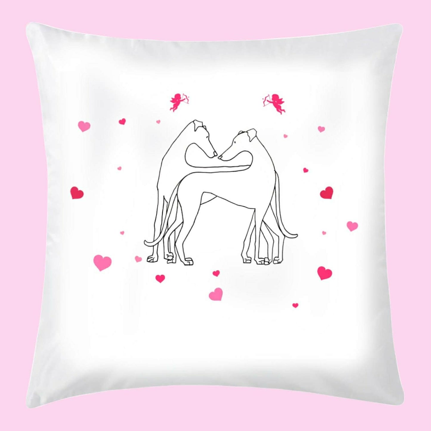Greyhound Love Cushion
