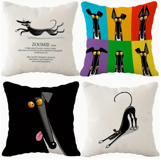 Greyhound Cushion Cover Set