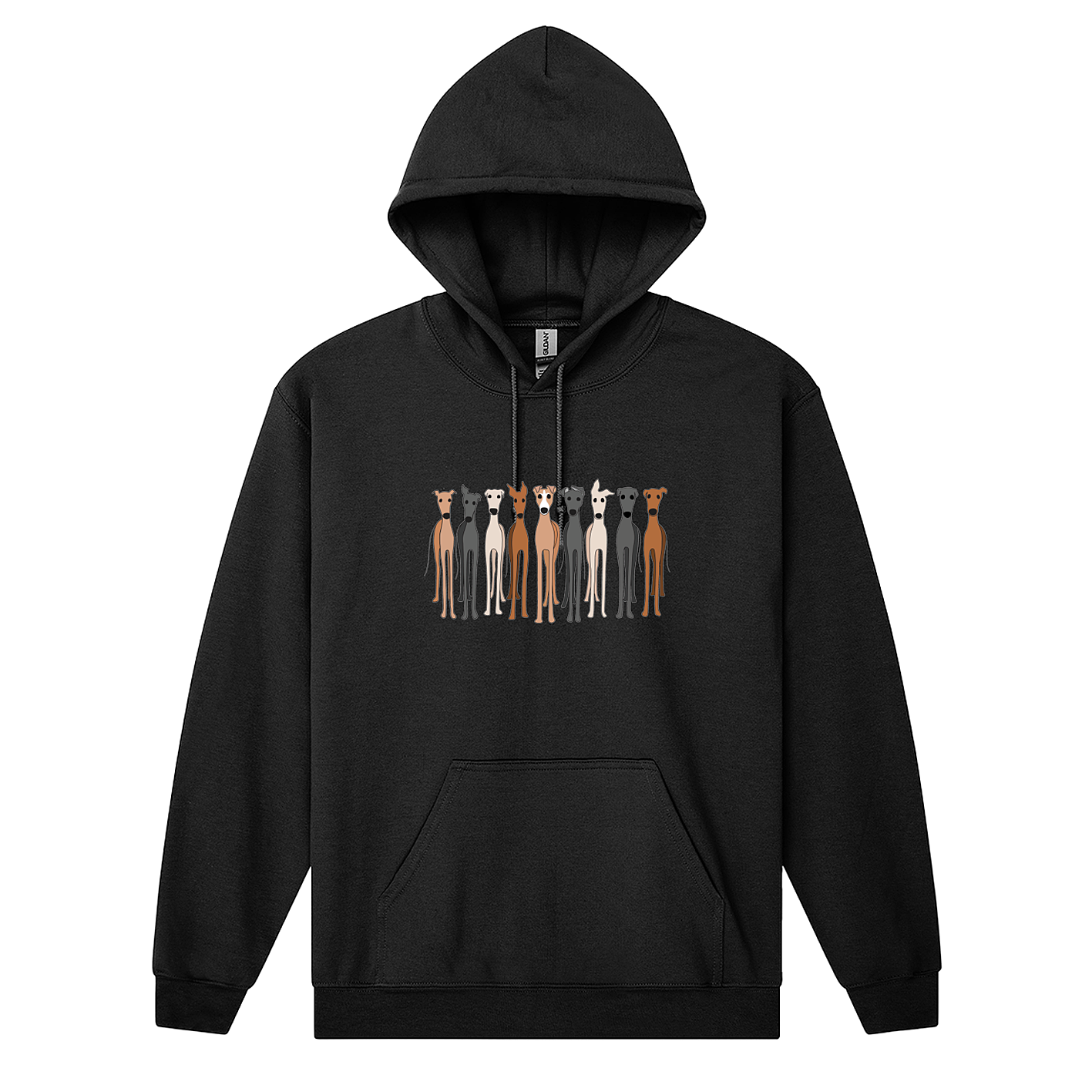 Essential Hood Cute Greys, Greyhound Hoodie