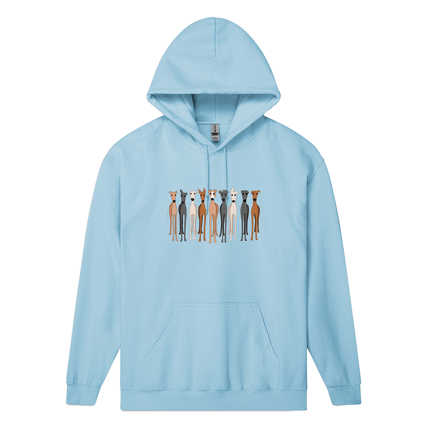 Essential Hood Cute Greys, Greyhound Hoodie