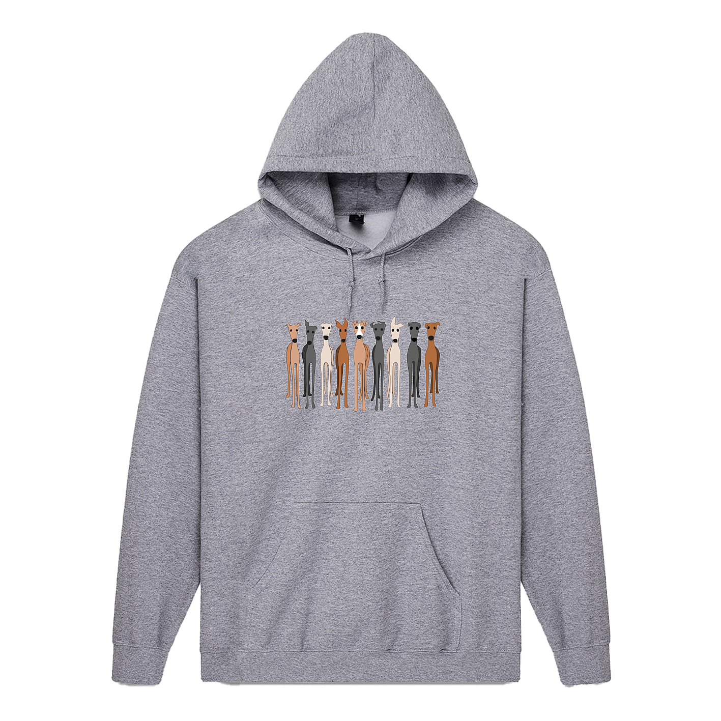 Essential Hood Cute Greys, Greyhound Hoodie