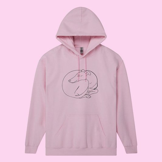 Essential Hood Certified Couch Potato, Greyhound Hoodie