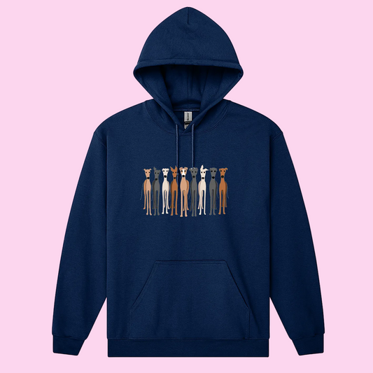 Essential Hood Cute Greys, Greyhound Hoodie