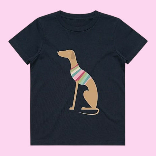 Babies Tee Sitting Greyhound