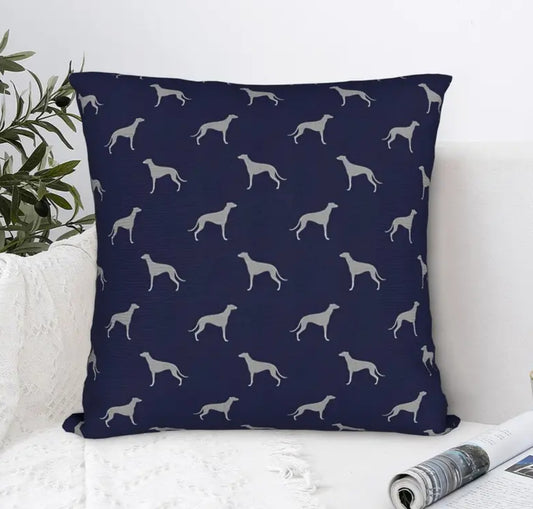 Greyhound Silhouette Cushion Cover