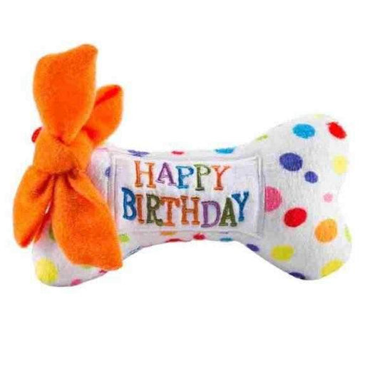 Happy Birthday Bone Toy