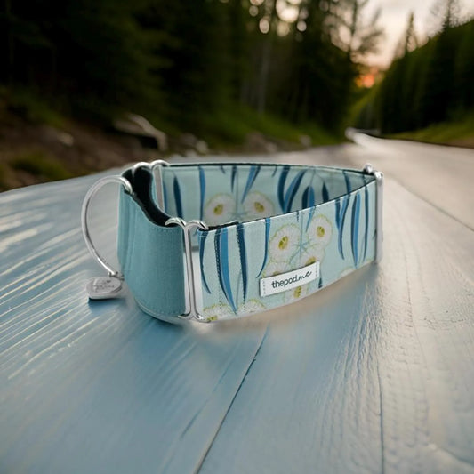 Aussie Native Eucalyptus Sky Martingale Collar