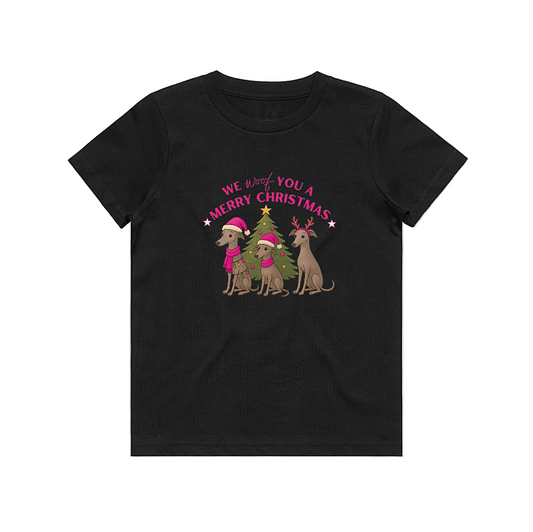 AS Colour Staple Kids T-Shirt We Woof You A Merry Christmas