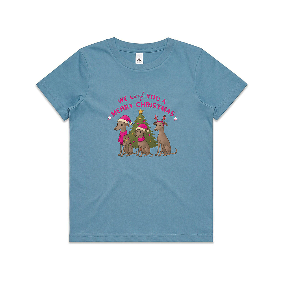 AS Colour Staple Kids T-Shirt We Woof You A Merry Christmas
