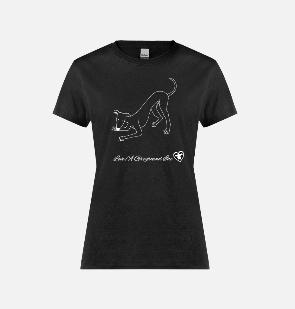 Let's Play Greyhound Ladies T-Shirt