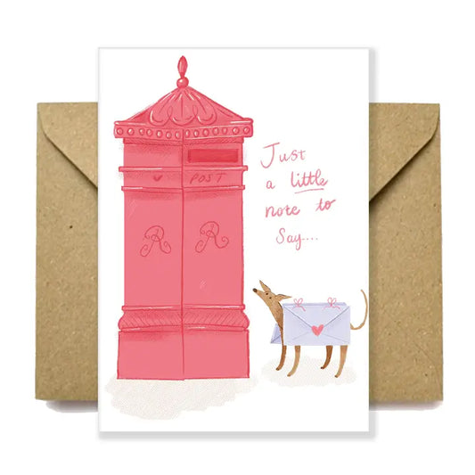 Little Note, A6 Greetings Card - Bryony Moss Illustration