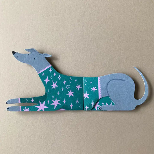 Maurice, Long Doggo Shaped Extendable Card - Bryony Moss Illustration