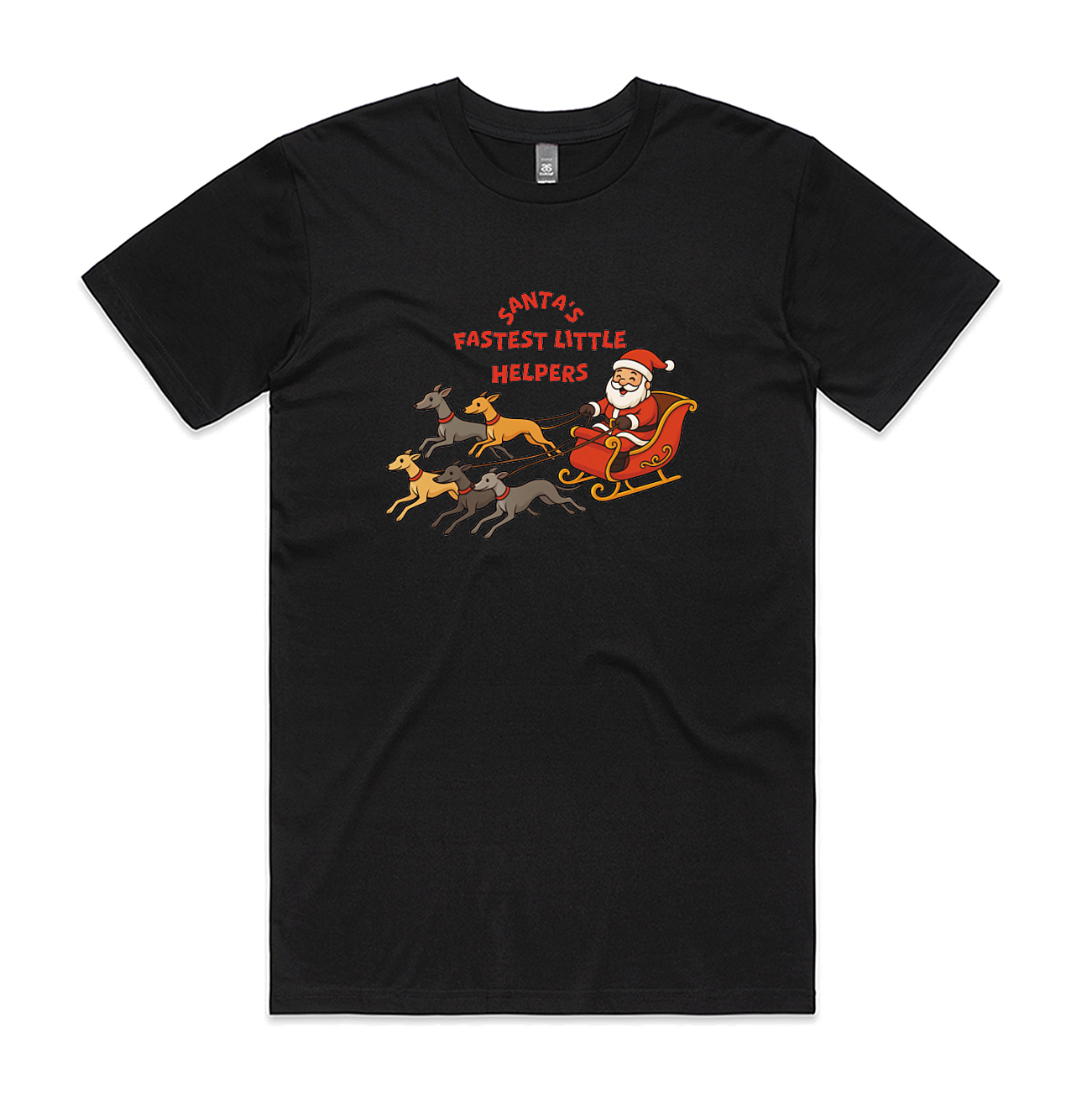 Men's Staple Tee Too Santa's Fastest Little Helpers