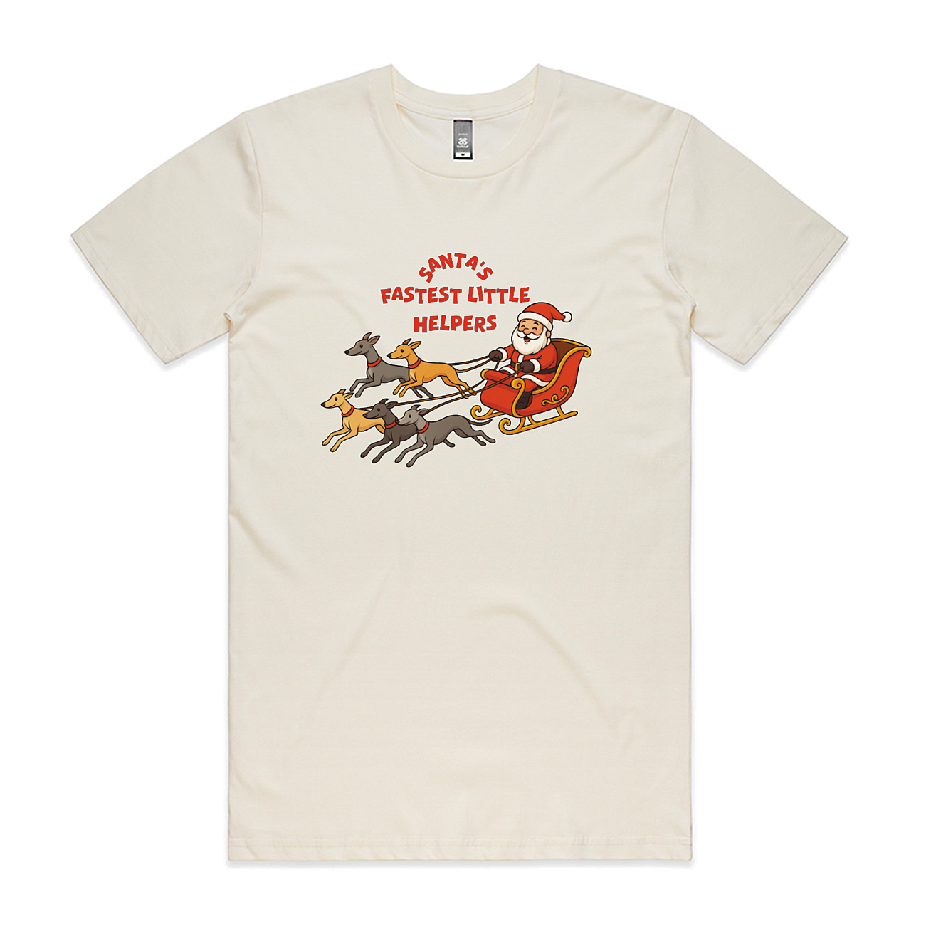 Men's Staple Tee Too Santa's Fastest Little Helpers