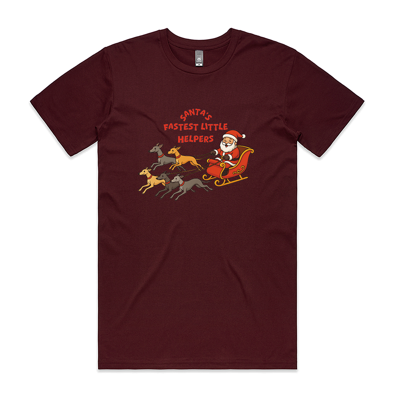 Men's Staple Tee Too Santa's Fastest Little Helpers