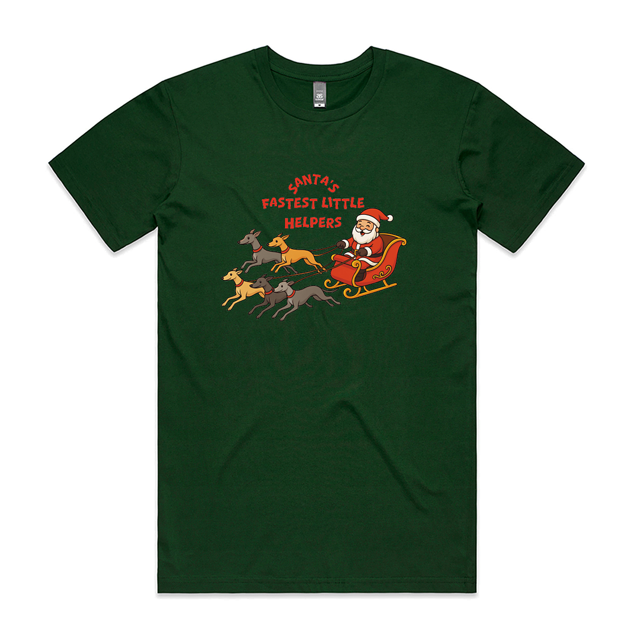 Men's Staple Tee Too Santa's Fastest Little Helpers