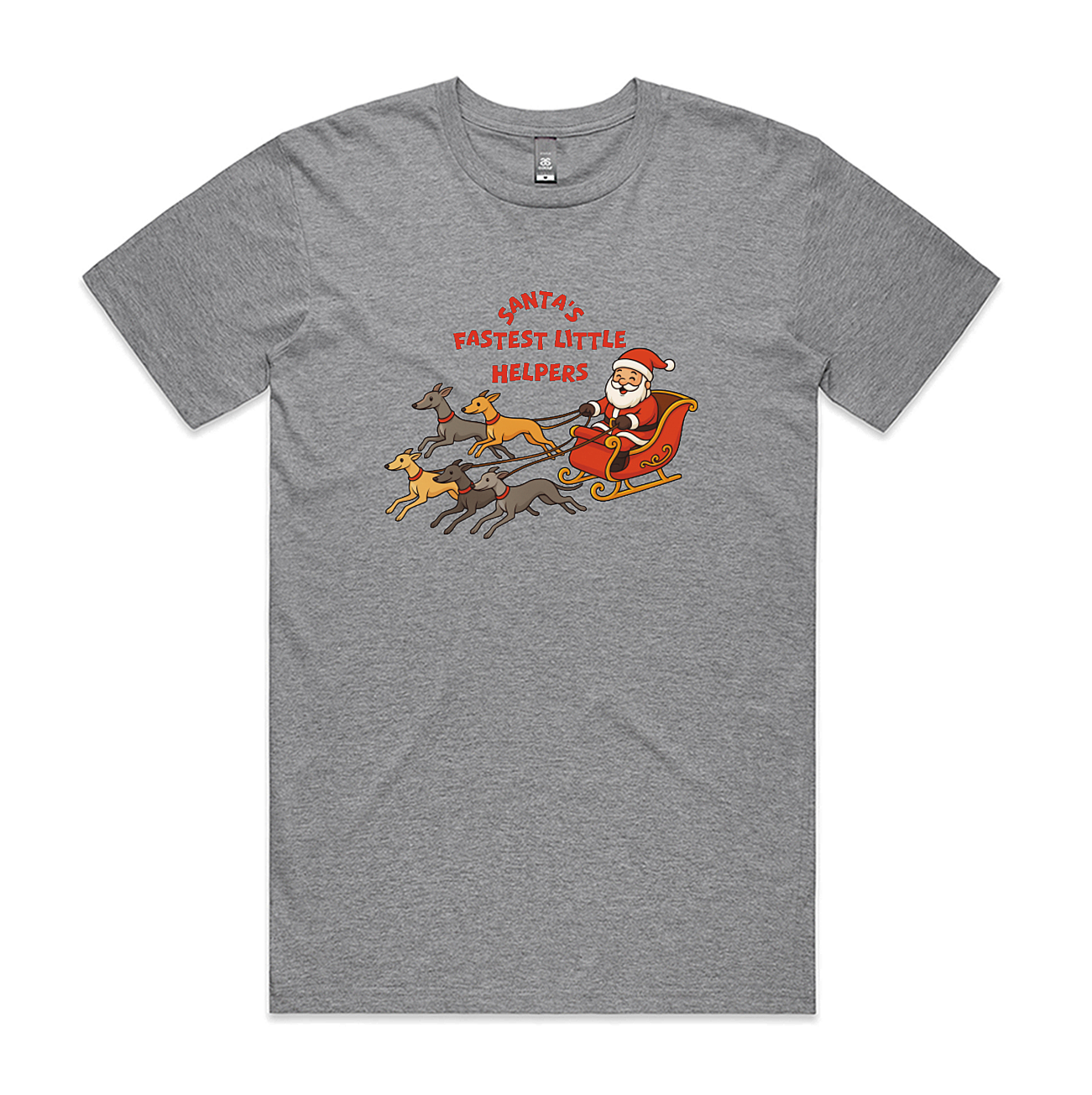 Men's Staple Tee Too Santa's Fastest Little Helpers