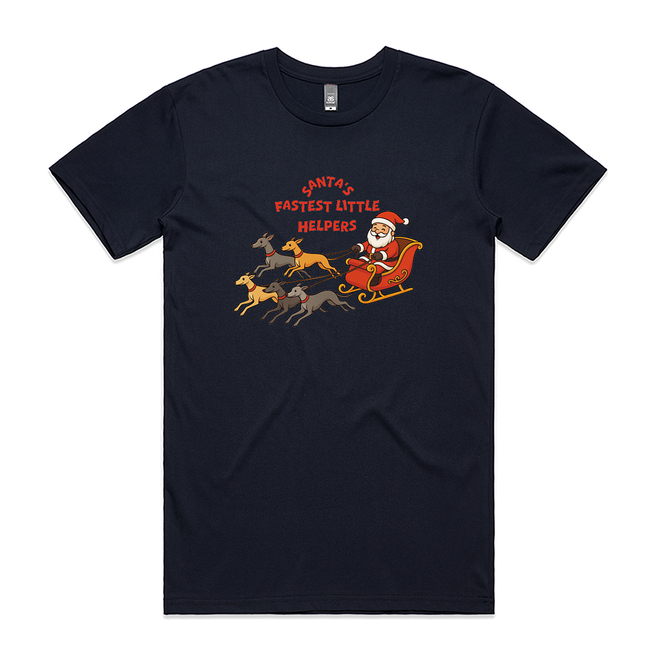Men's Staple Tee Too Santa's Fastest Little Helpers