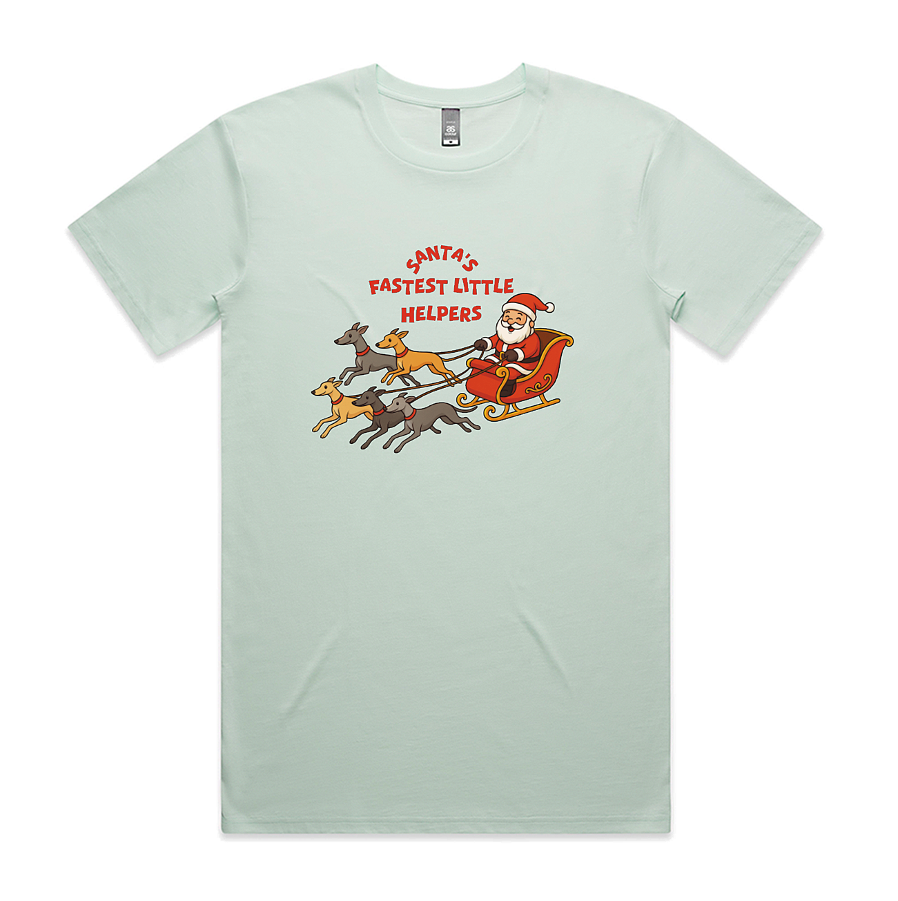 Men's Staple Tee Too Santa's Fastest Little Helpers