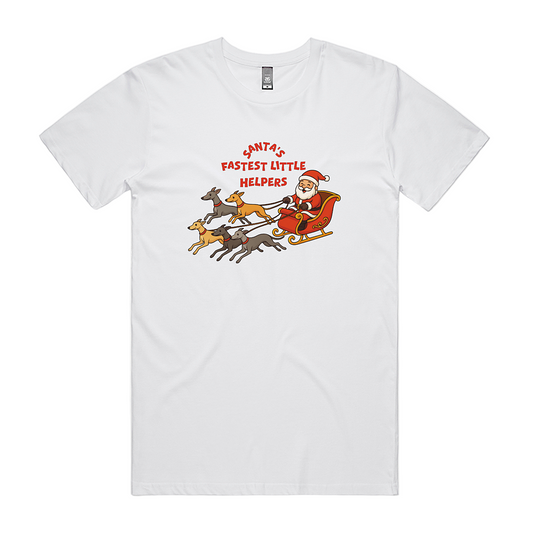 Men's Staple Tee Too Santa's Fastest Little Helpers