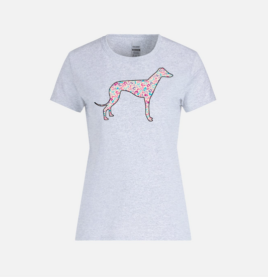 Cheetah Greyhound Ladies T-Shirt