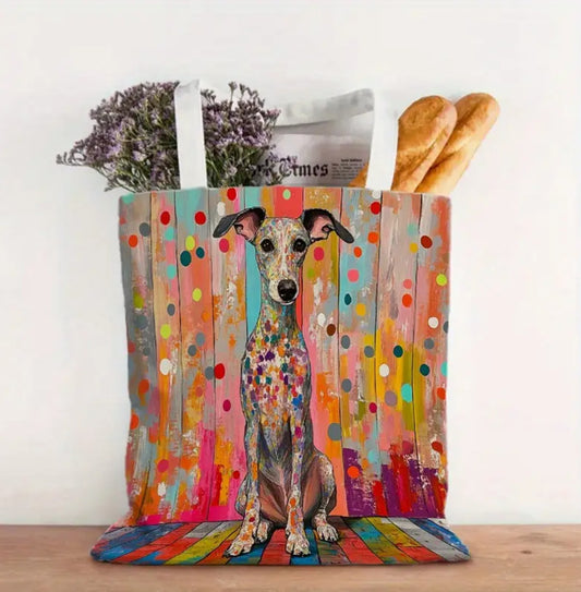 Abstract Greyhound  Tote Bag