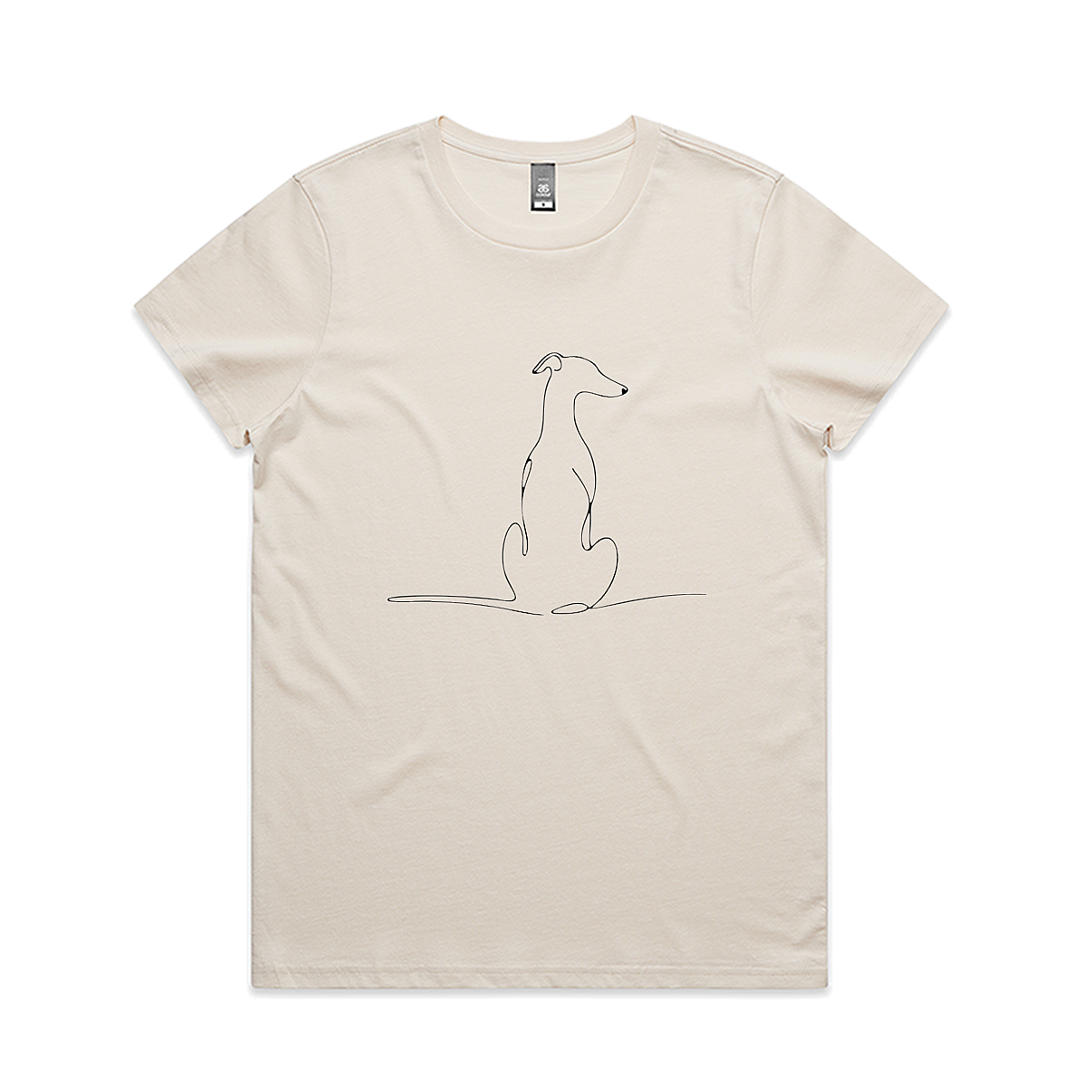 AS Colour Maple Ladies Greyhound Sitting View from Back