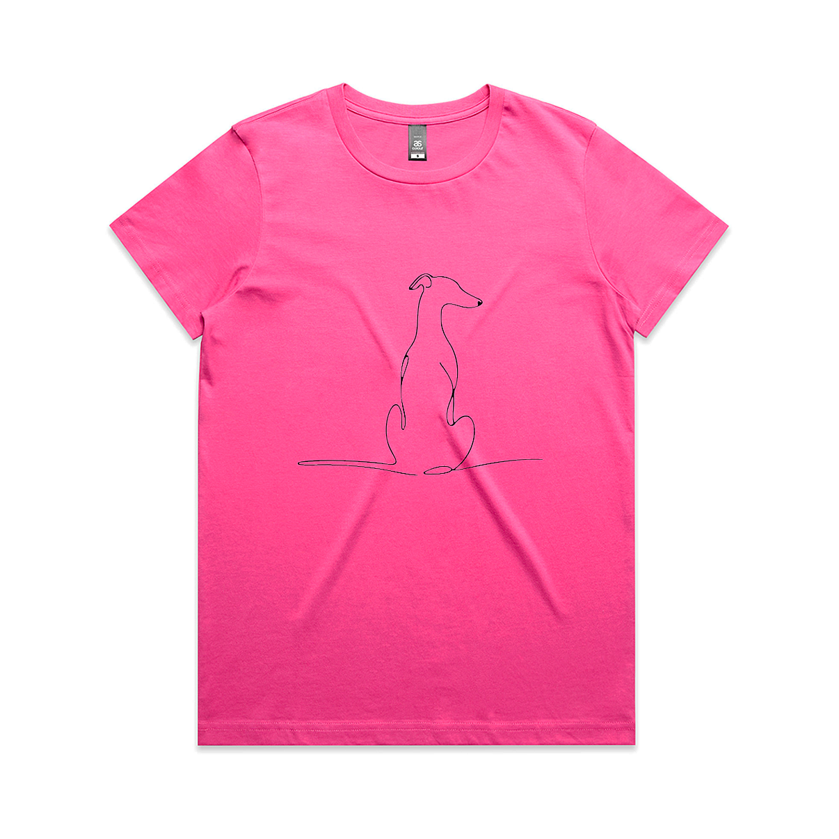 AS Colour Maple Ladies Greyhound Sitting View from Back