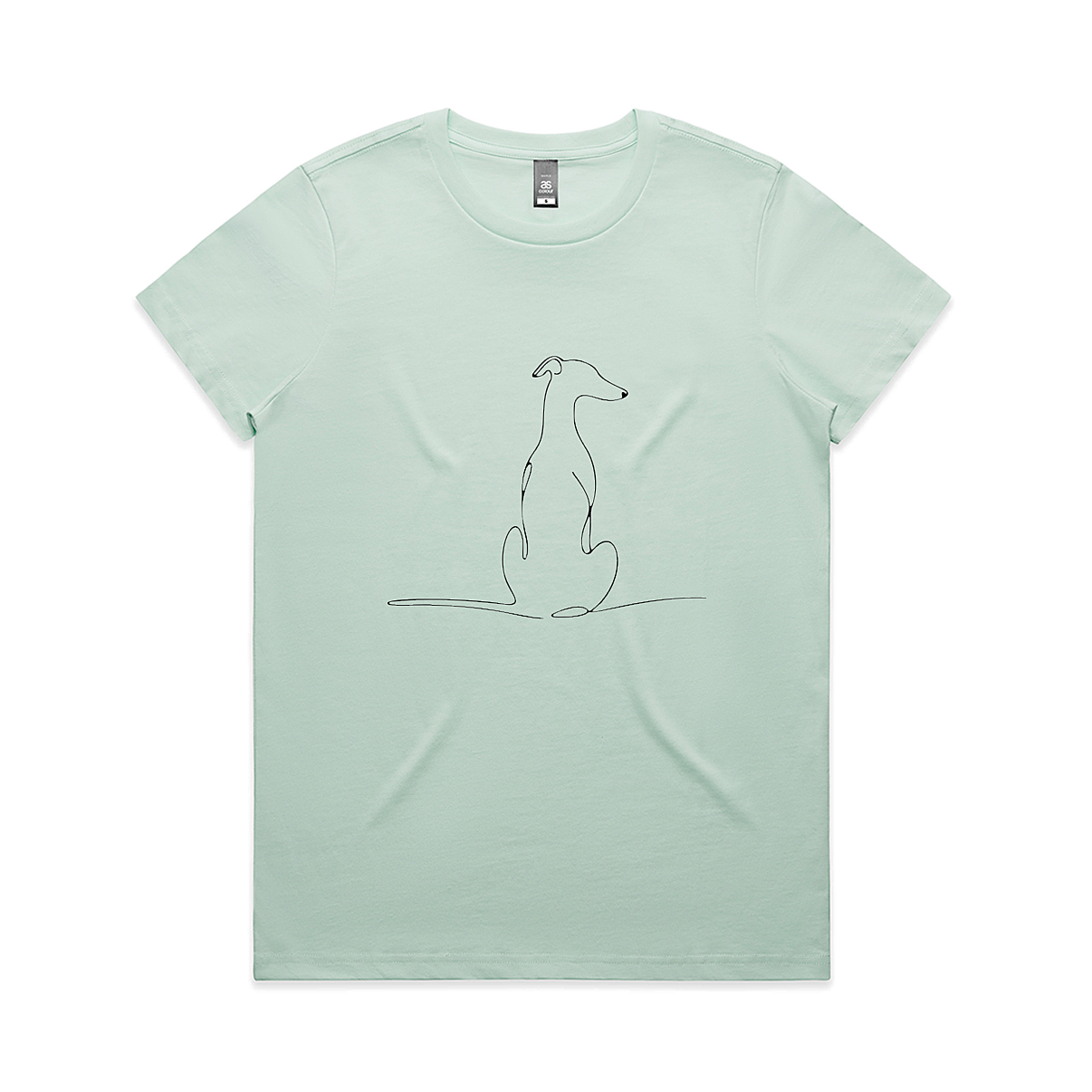 AS Colour Maple Ladies Greyhound Sitting View from Back